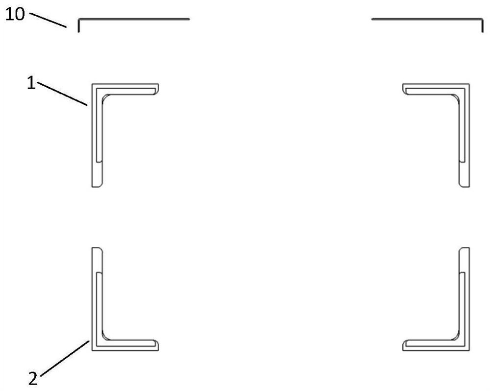 An installation structure of a decorative side panel and an escalator or moving walkway