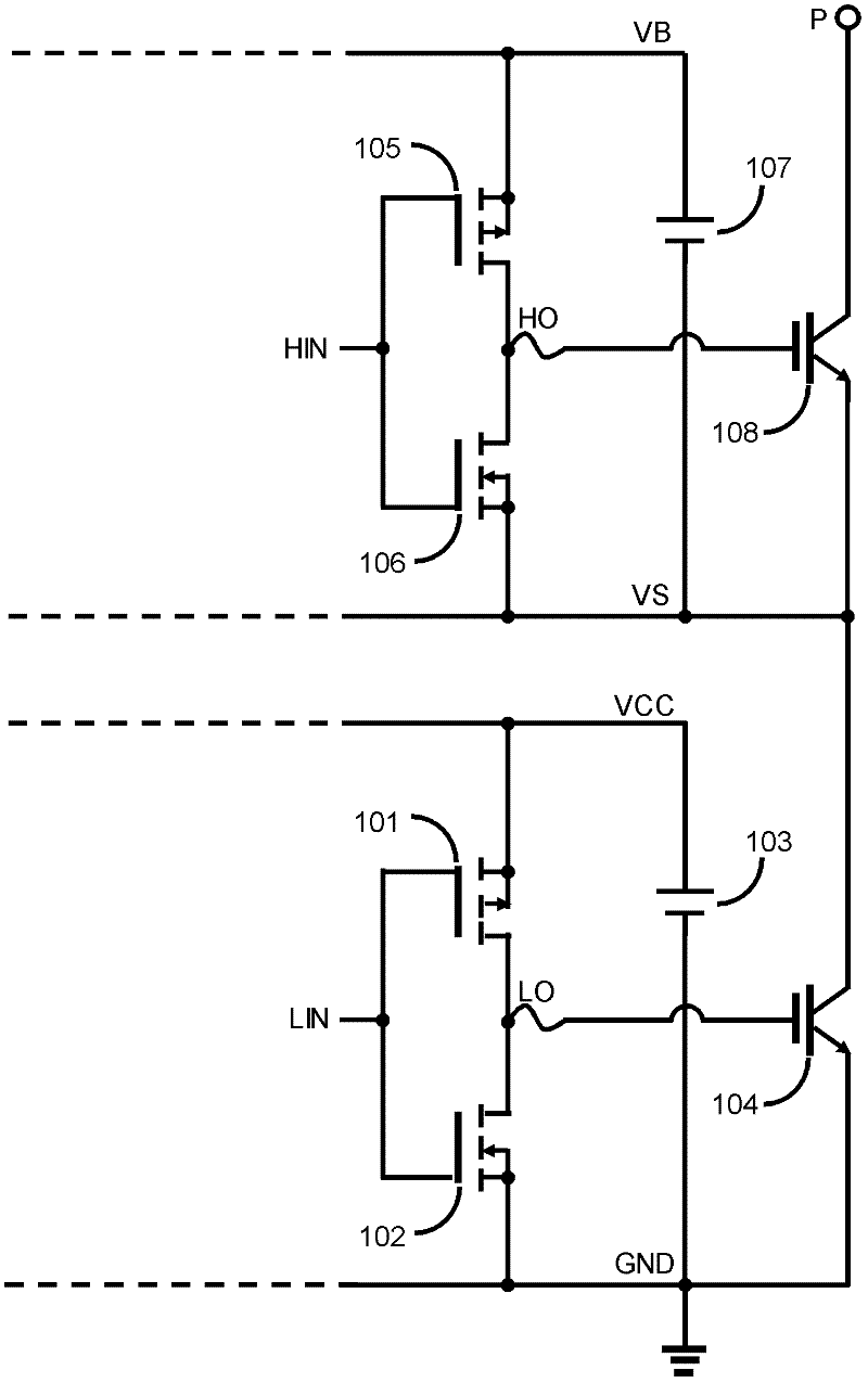 Abnormal protection circuit for intelligent power module