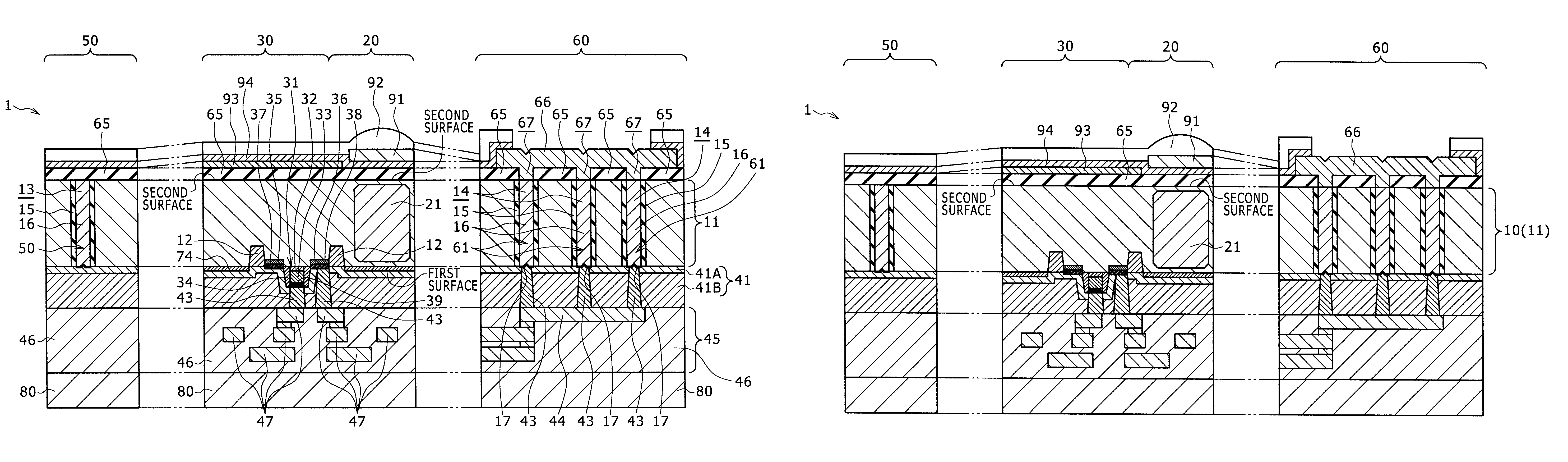 Solid-state image pickup device and a method of manufacturing the same