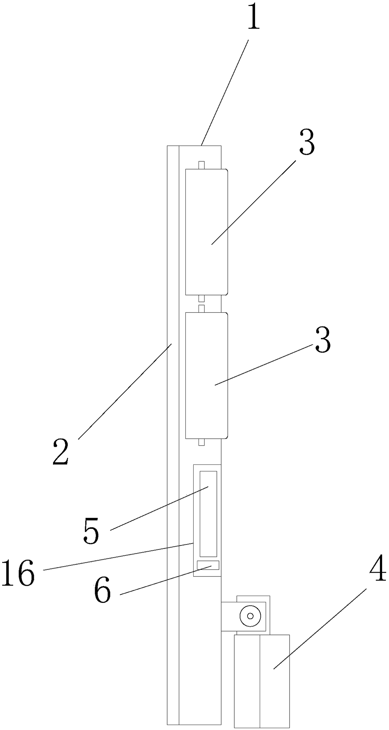 Integrated low-light energy and heat energy intelligent street lamp and control system thereof