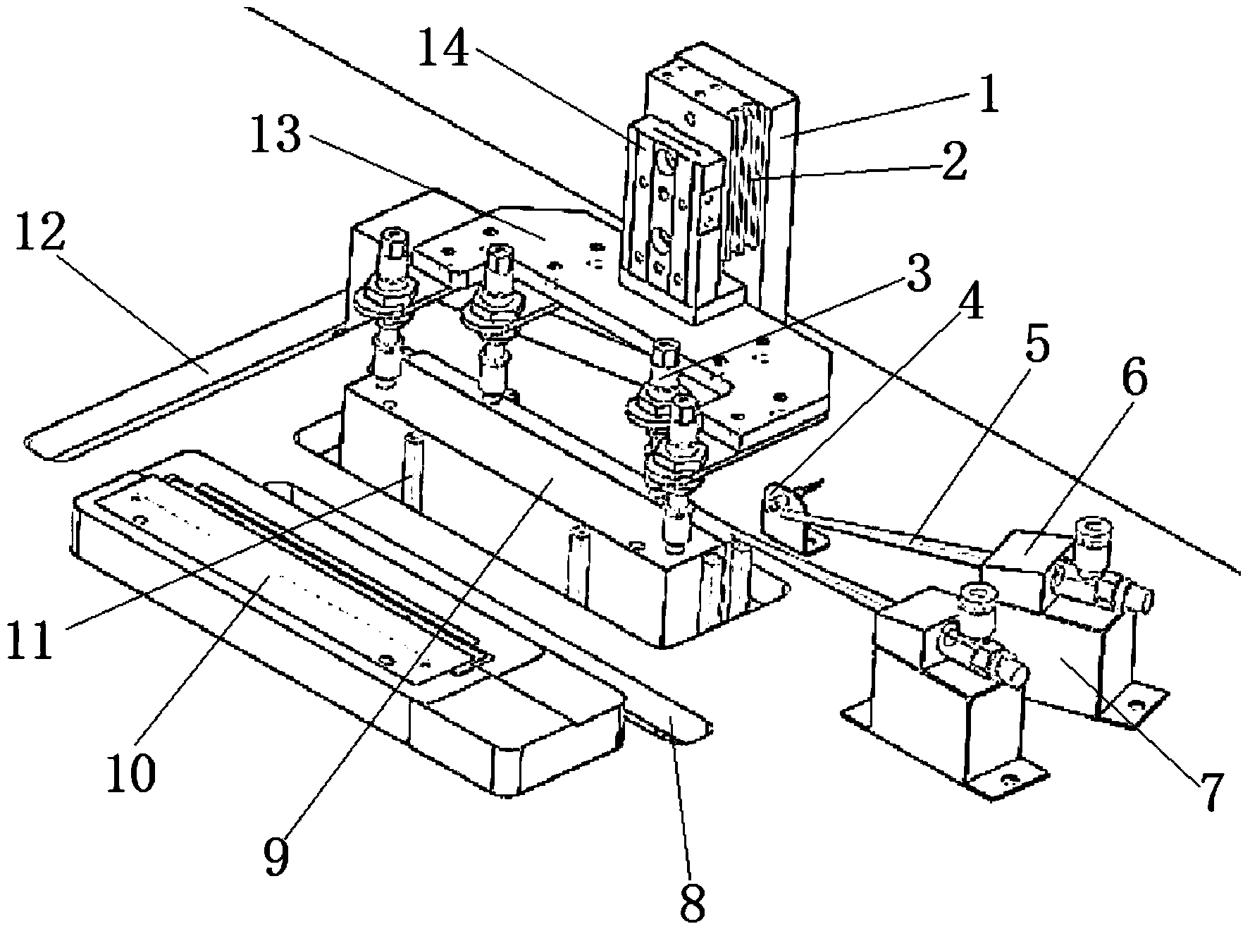 Centrifugal membrane mechanism of laminating equipment