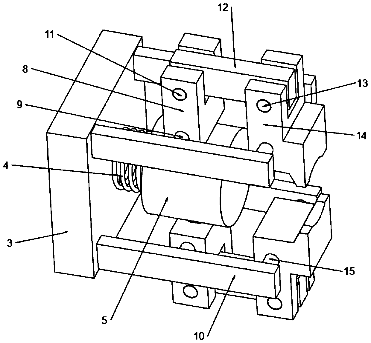 Building timber cutting device