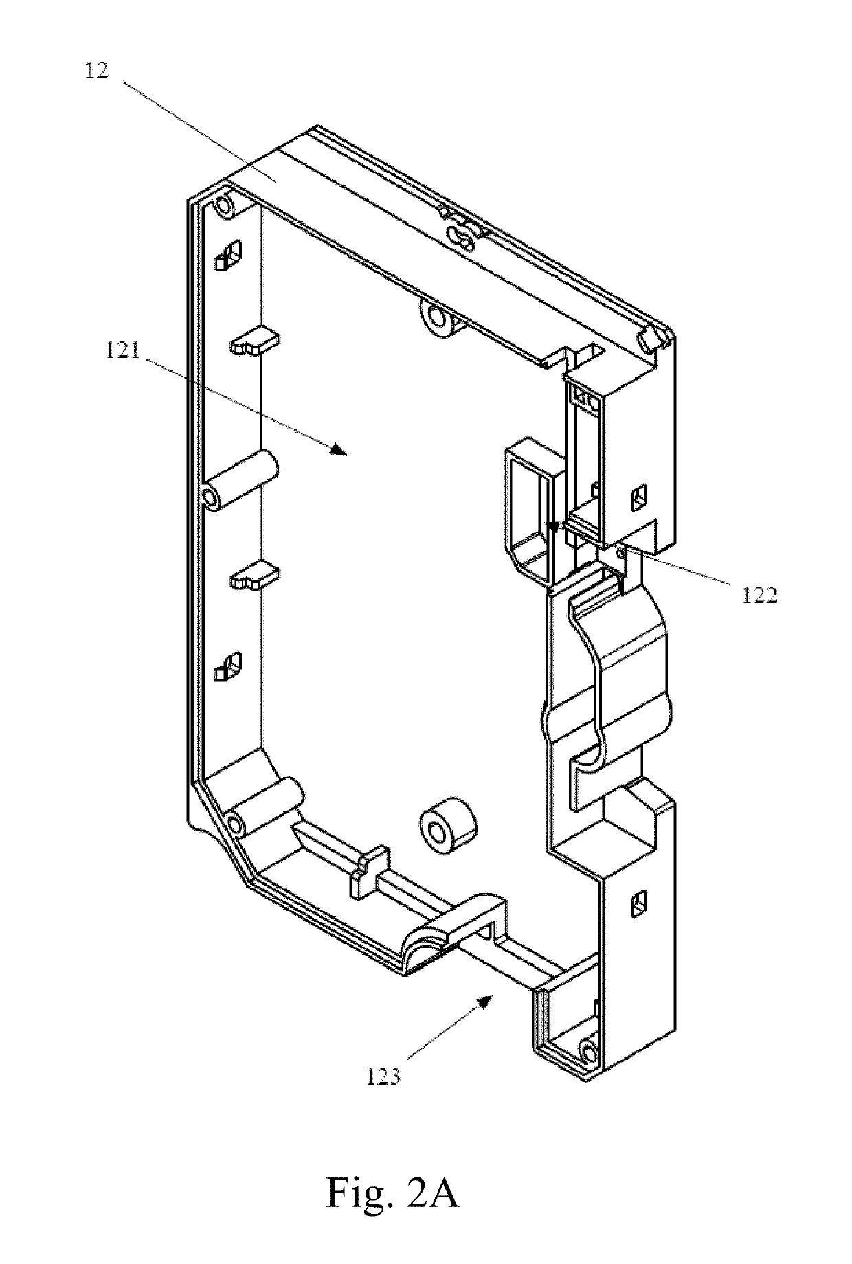 Industrial input/output device with movable connector