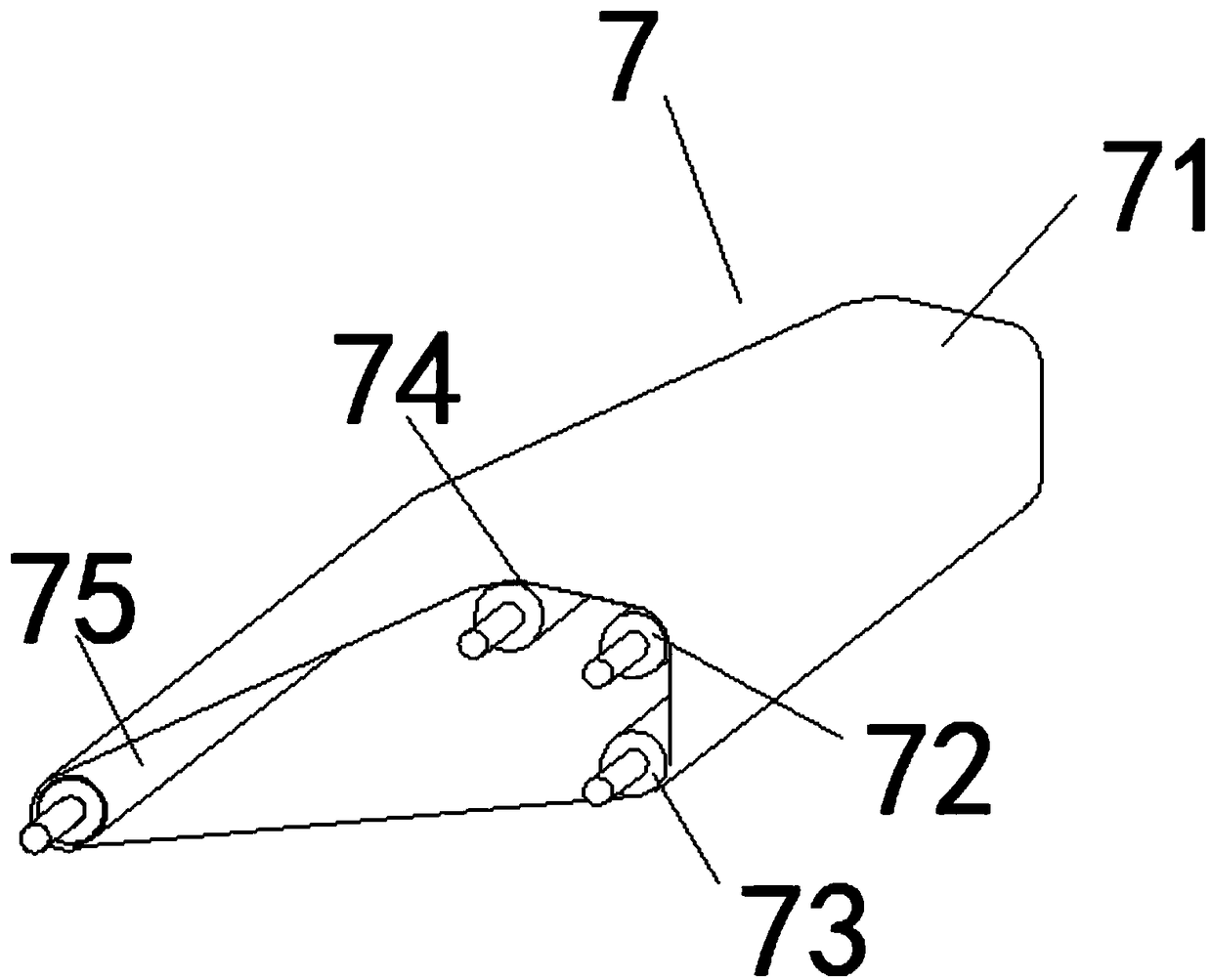 Wall plastering device special for building engineering