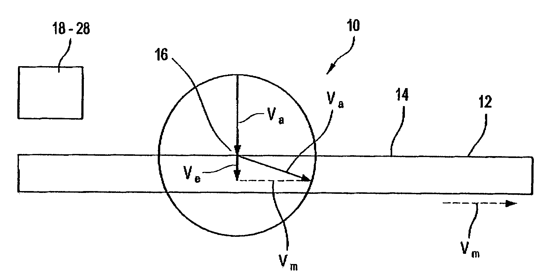 Method and apparatus for determining at least one property of moving clothing in a paper machine