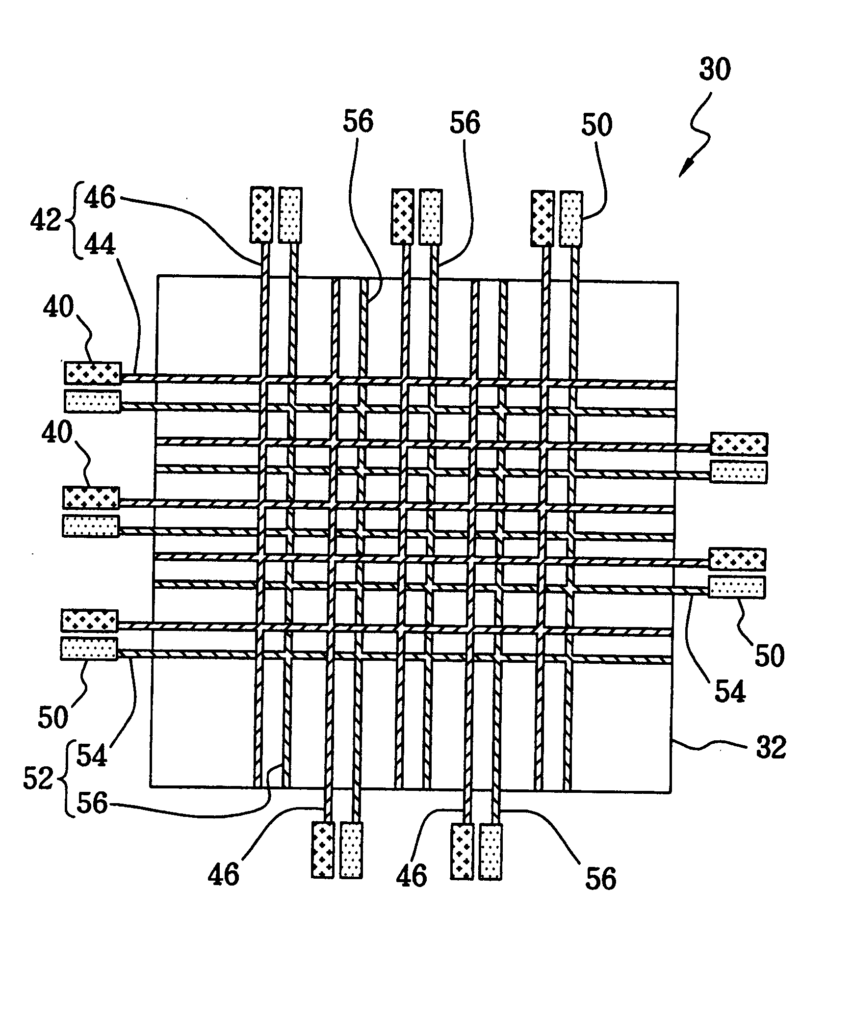 Power supply layout for an integrated circuit