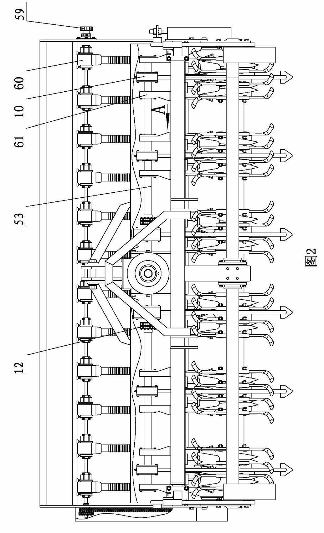 Minimal-tillage and sub-soiling precise wheat tiller