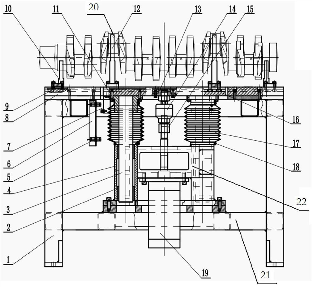 Crankshaft forge piece turnover device of die forging press