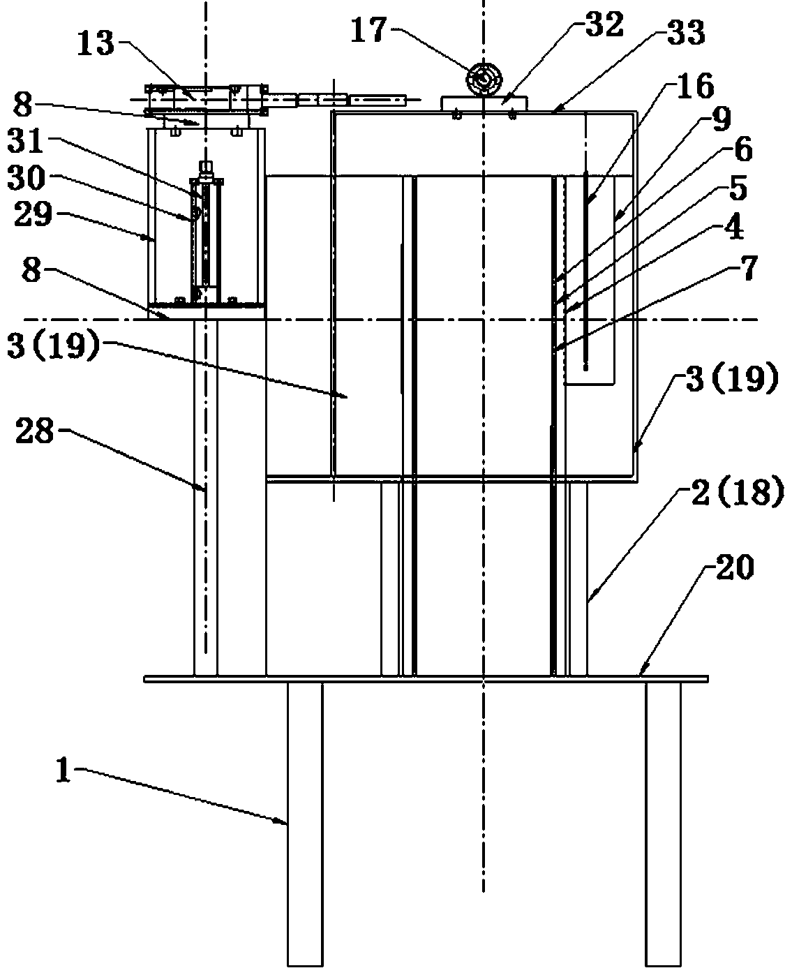 An automatic floating and sinking experimental device with a linear structure