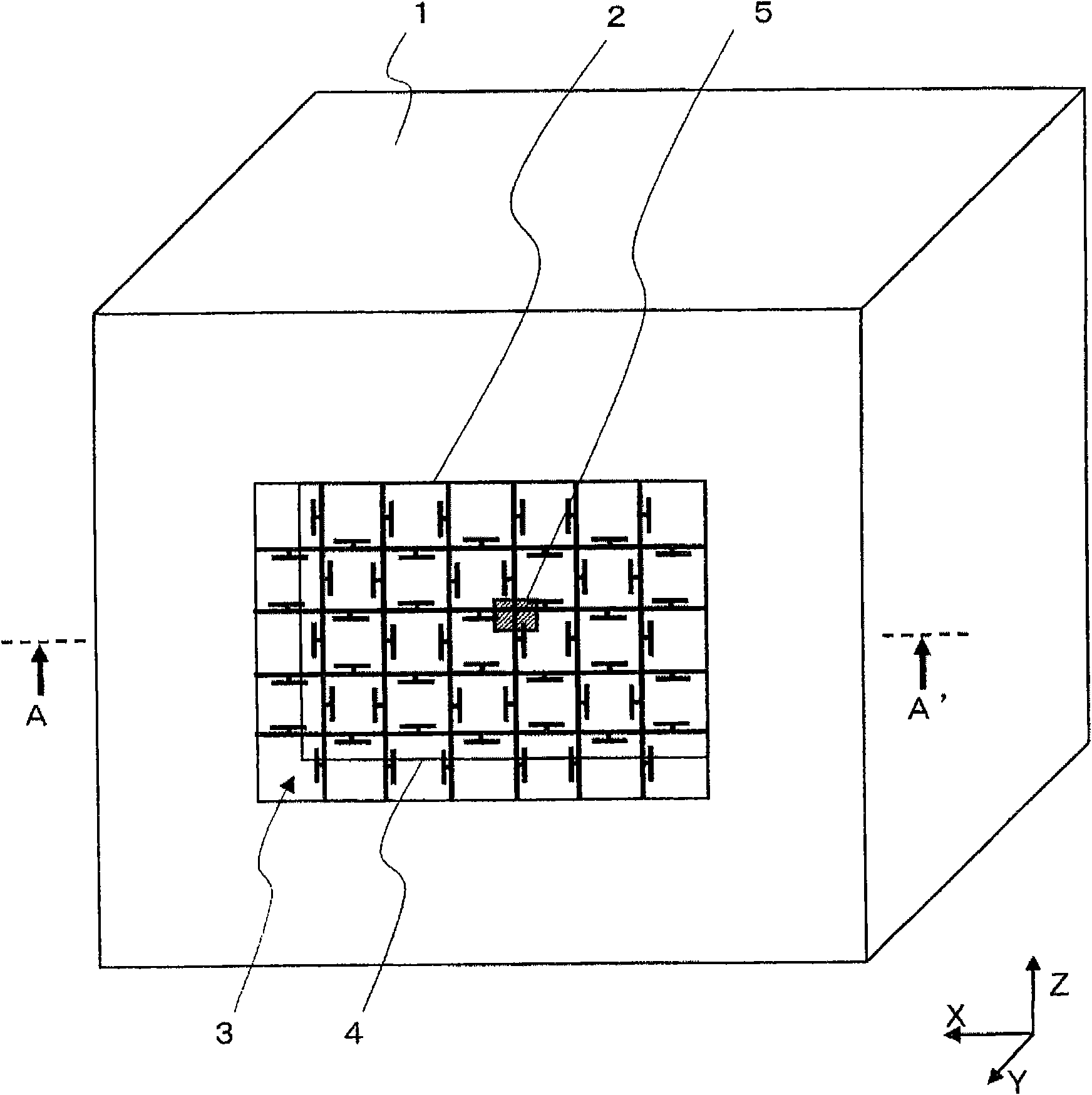 Device for filtering electromagnetic waves