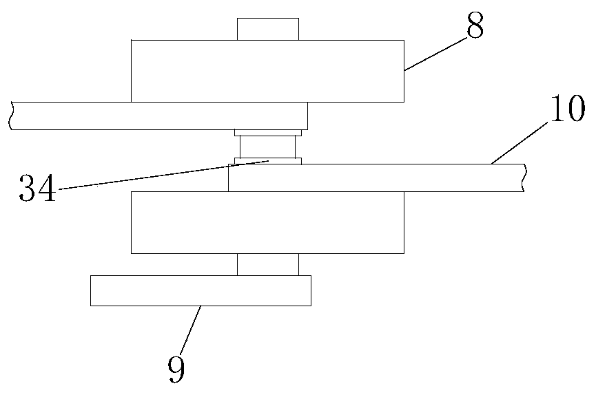 A water-jet loom with an embedded rolling device