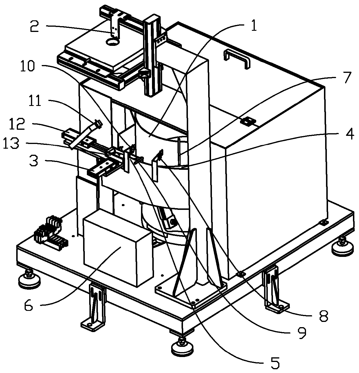 Automatic feeding mechanism for car door frame guide rail Brkt part