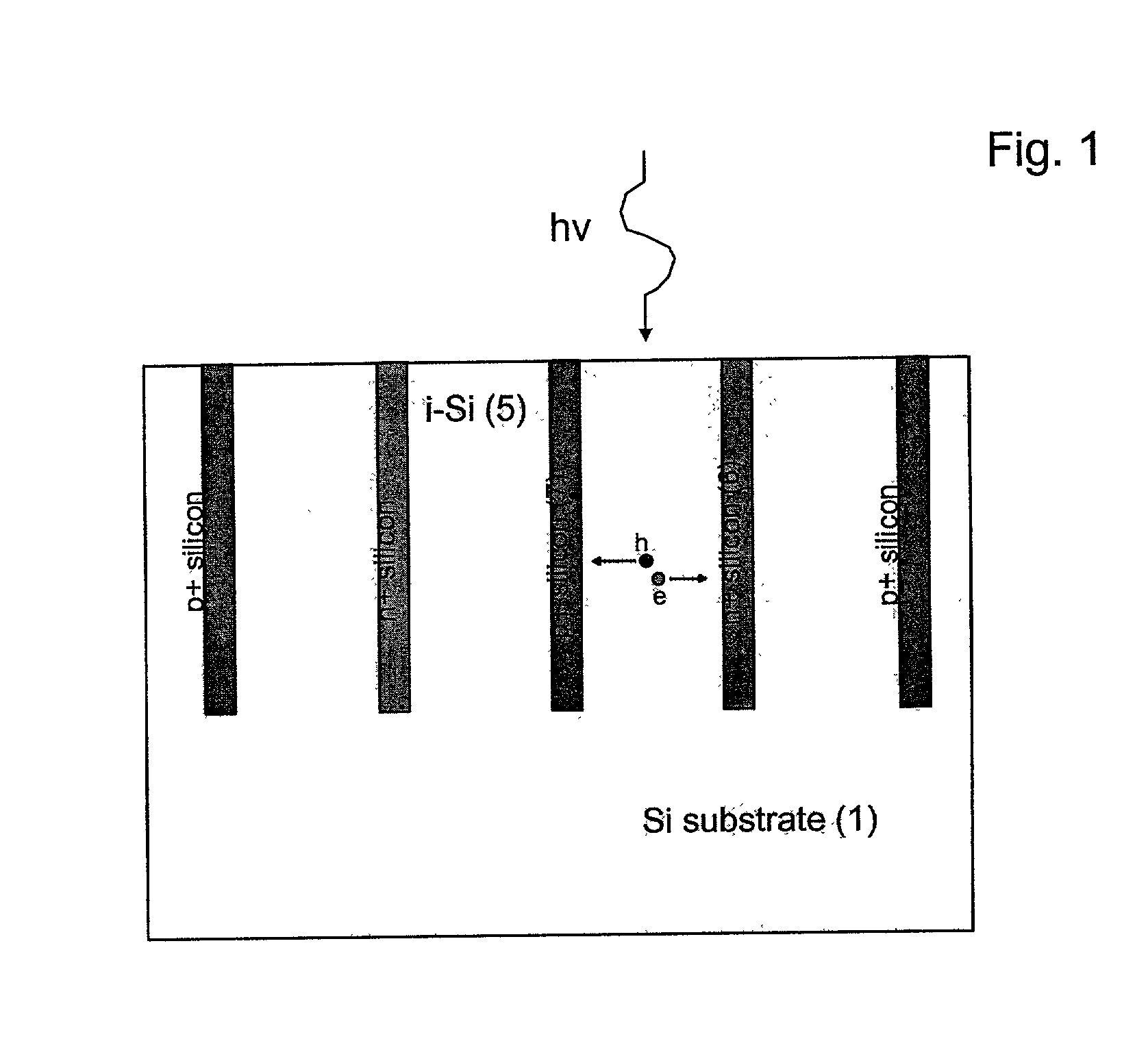 Semiconductor-on-insulator lateral p-i-n photodetector with a reflecting mirror and backside contact and method for forming the same