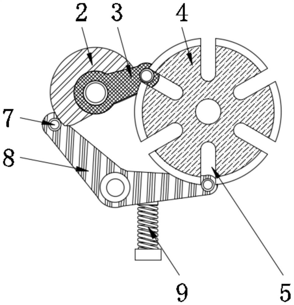 Small commodity automatic packaging and discharging device for warehouse logistics