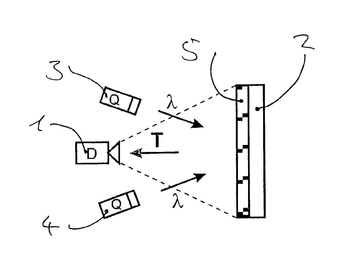 Method for the thermographic inspection of nonmetallic materials, particularly coated nonmetallic materials, as well as method for the production thereof and an object produced according to the method