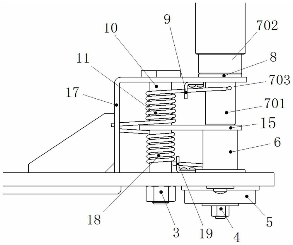 Angle adjustment automatic reset mechanism
