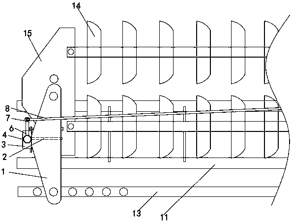 Insulating insulator cradle front-end fixing ring position adjustable device and working method thereof