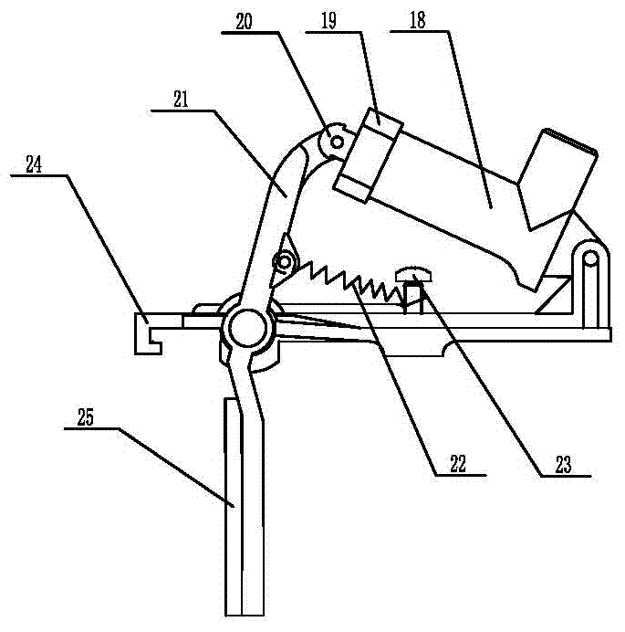Water-saving-type flush toilet water inflowing and draining opening and closing device controlled by hydraulic transmission