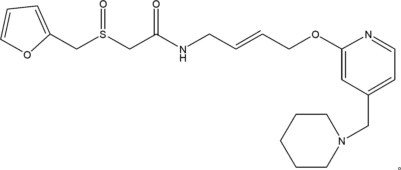 Lafutidine compound and novel preparation method of lafutidine compound