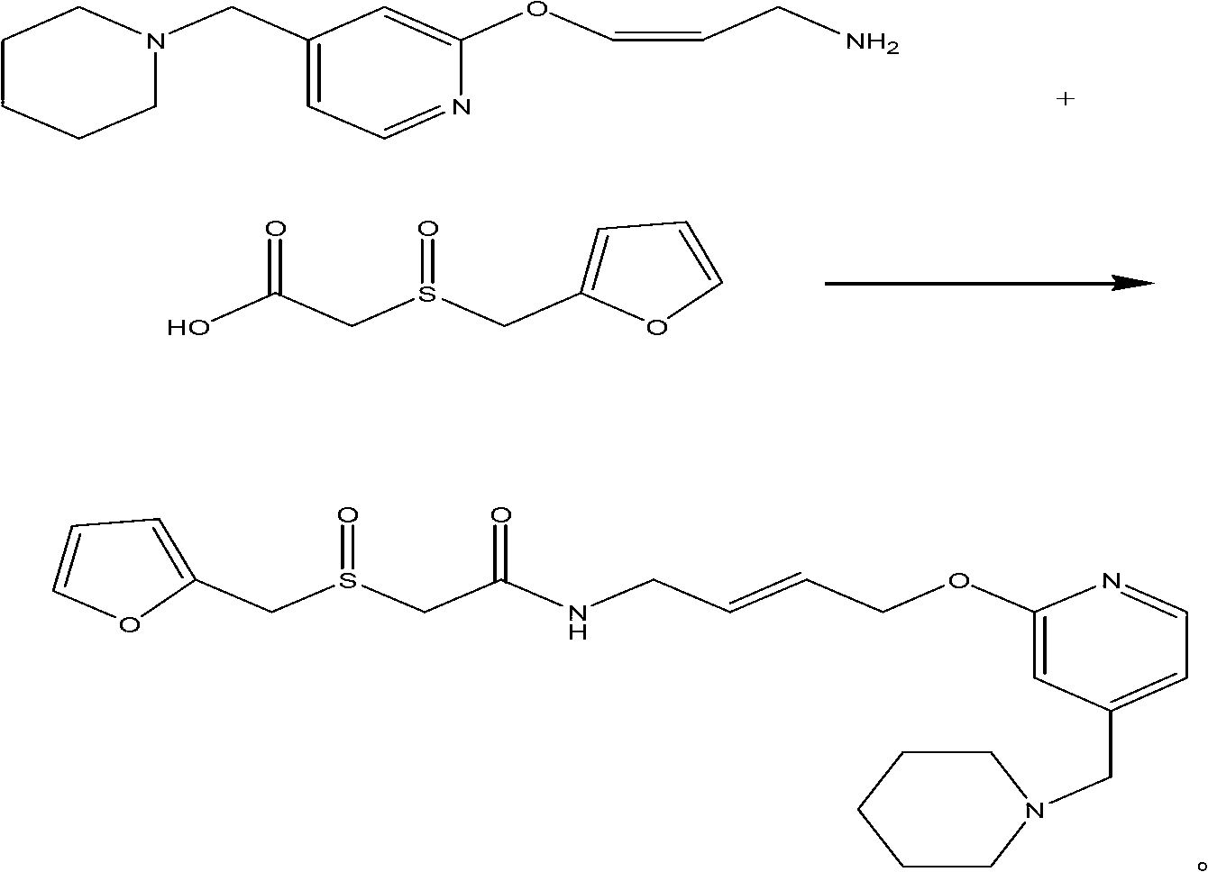 Lafutidine compound and novel preparation method of lafutidine compound