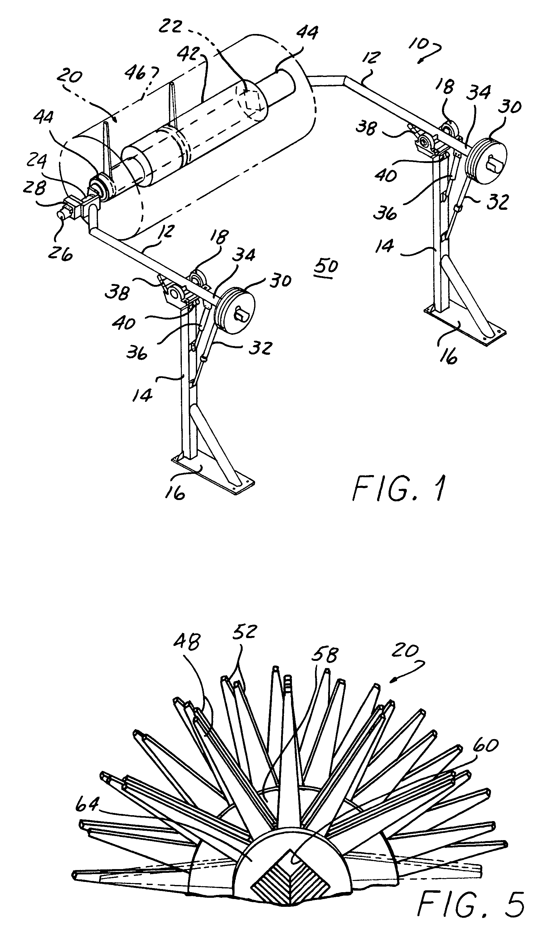 Brush and method for car wash
