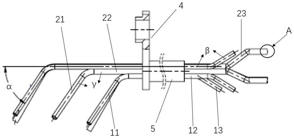 Integrated reagent needle device