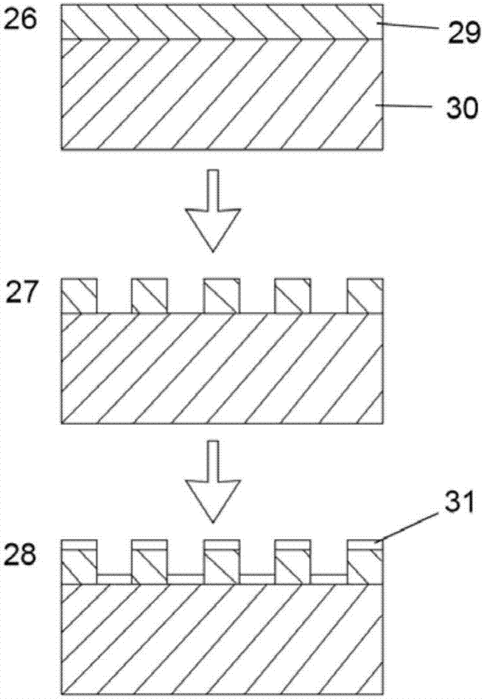 Gold nanoring stacked array substrate with surface enhanced Raman scattering and preparation method