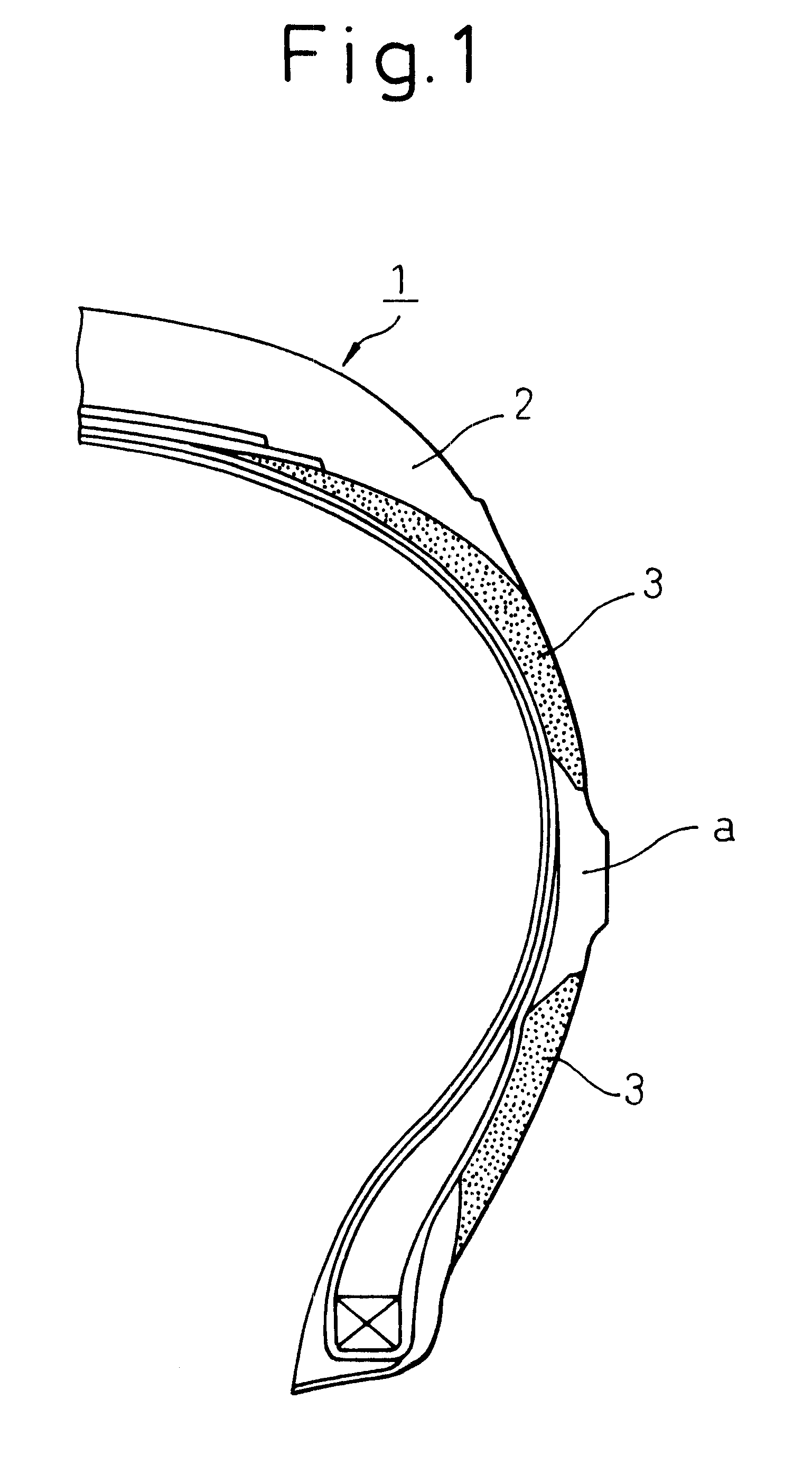 Pneumatic tire using long afterglow phosphorescent rubber composition
