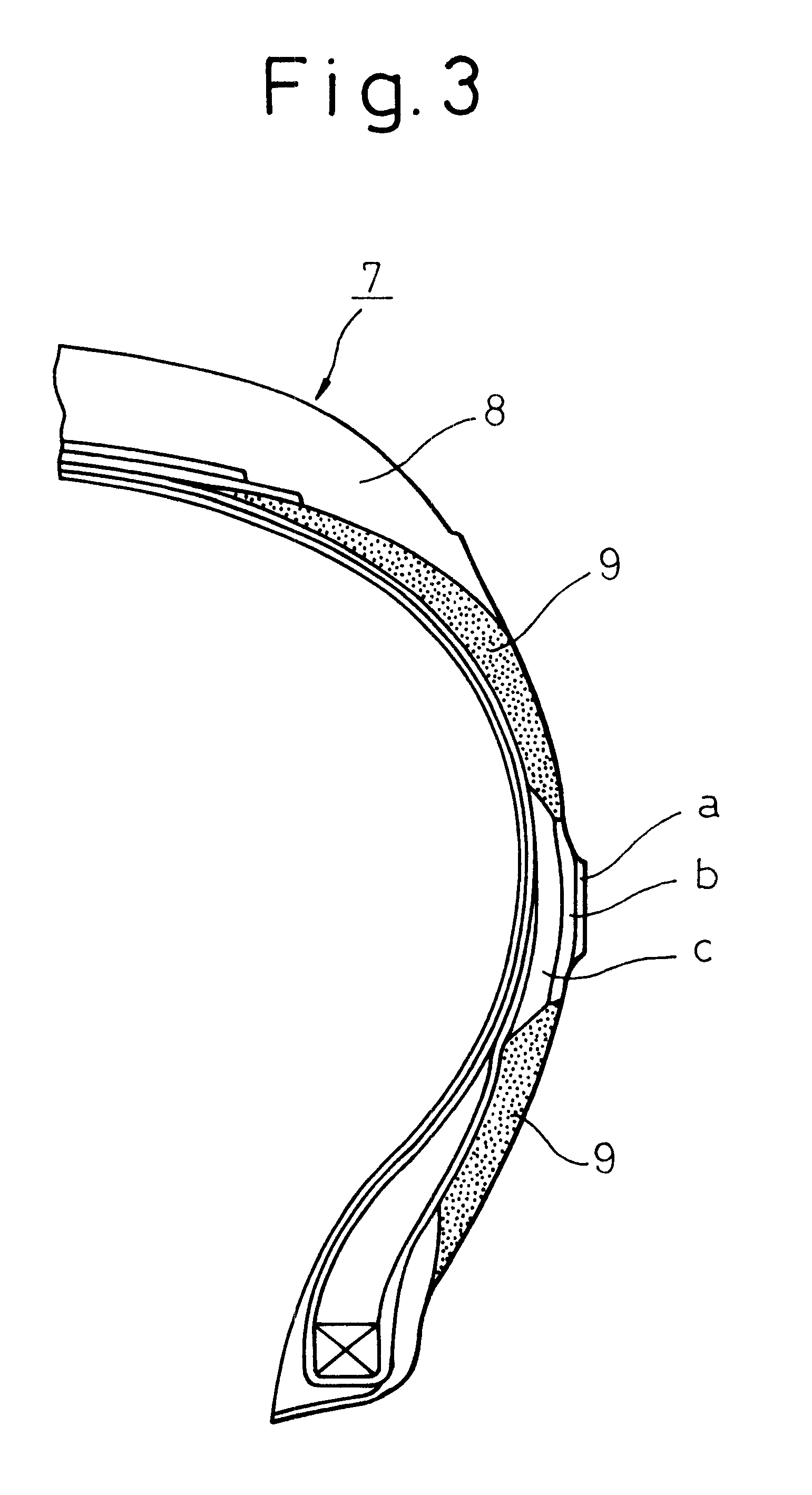 Pneumatic tire using long afterglow phosphorescent rubber composition
