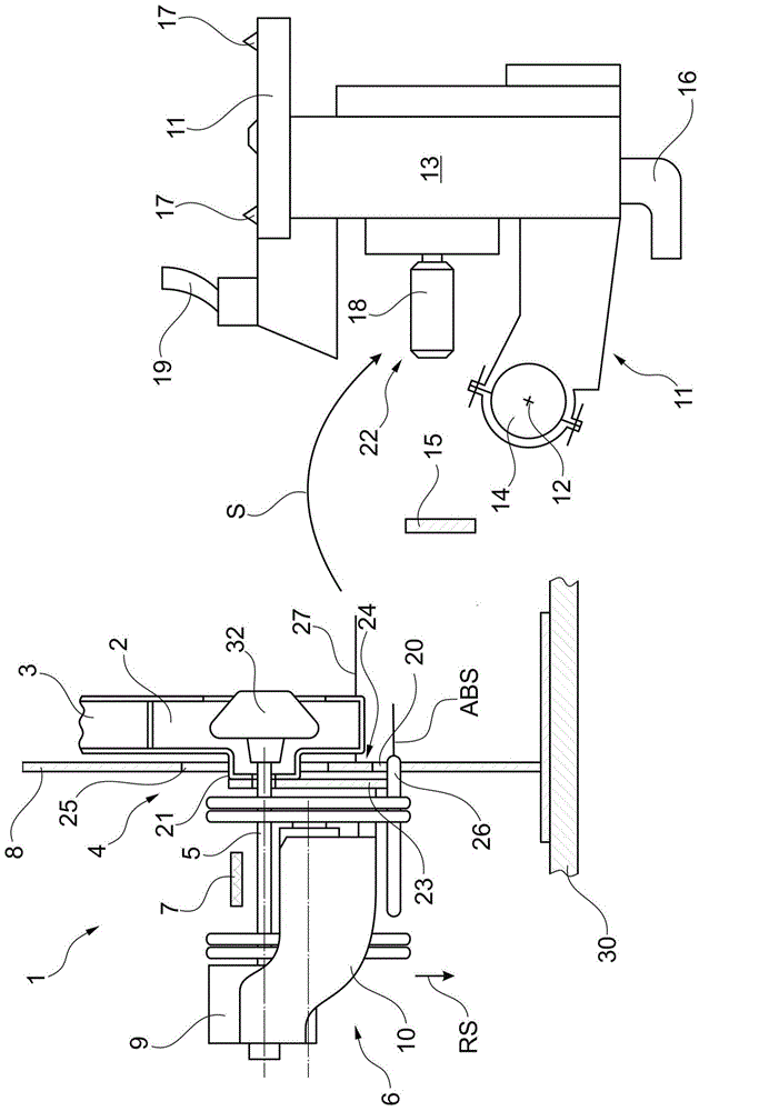 Open-end spinning device