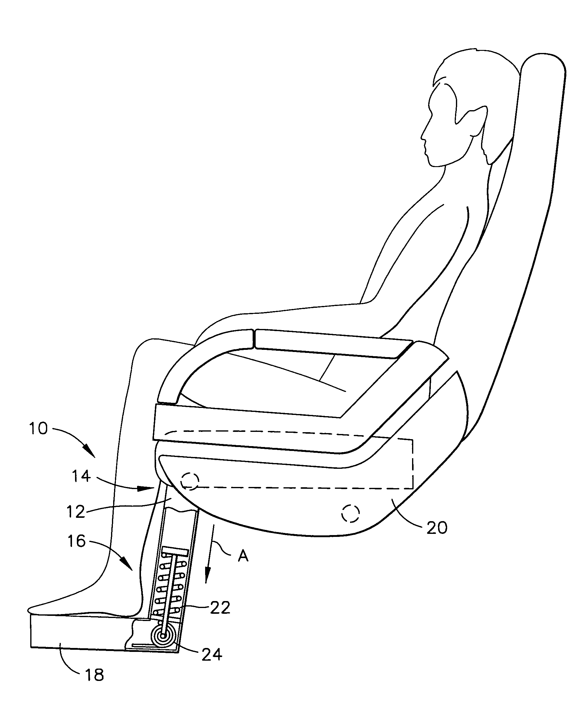 Seat exercise device