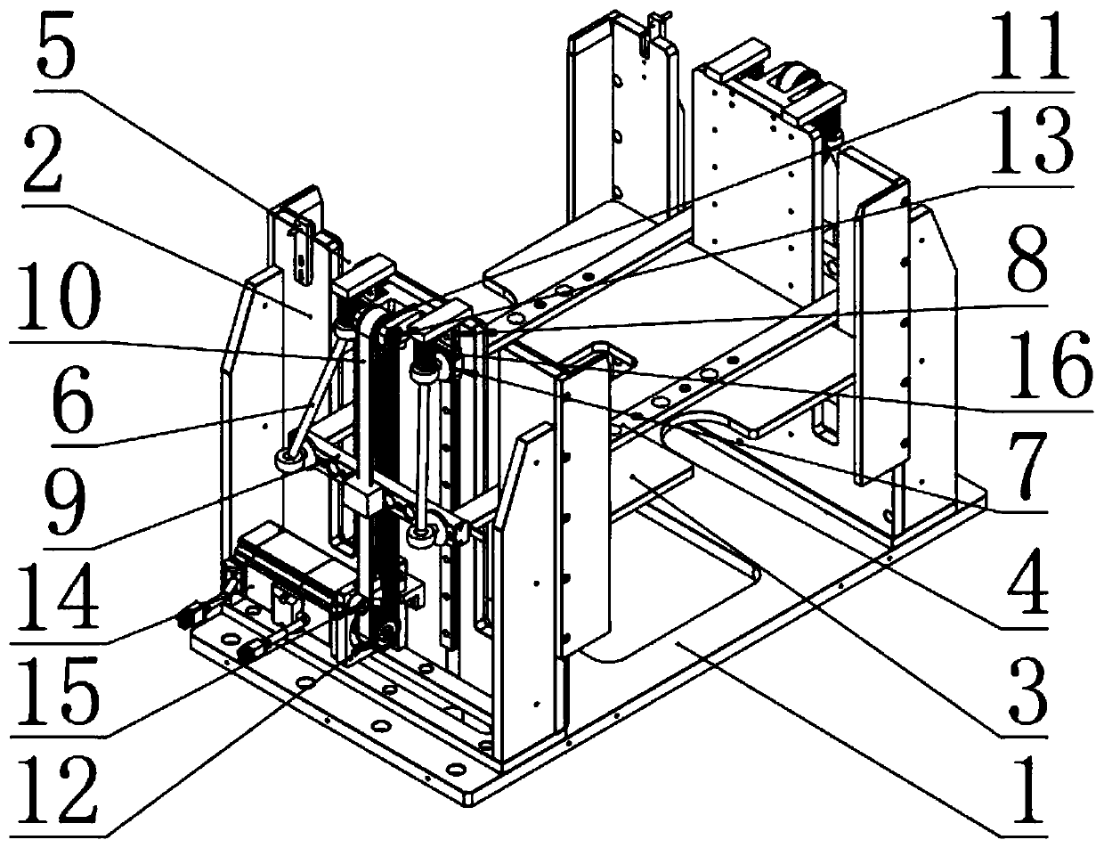 Mechanical device used for rehabilitation of injured ankle joint and knee joint