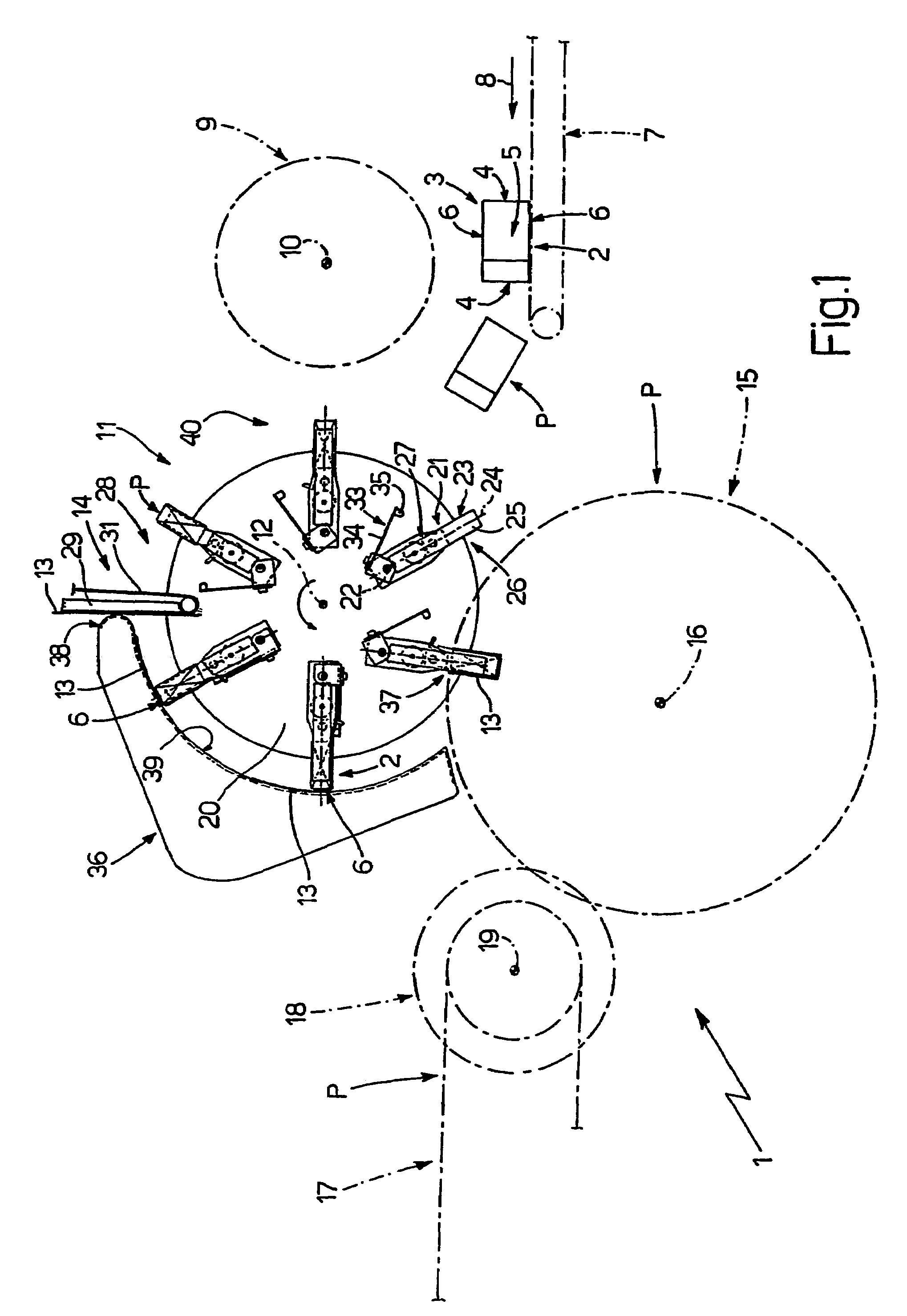 Method and machine for wrapping an article