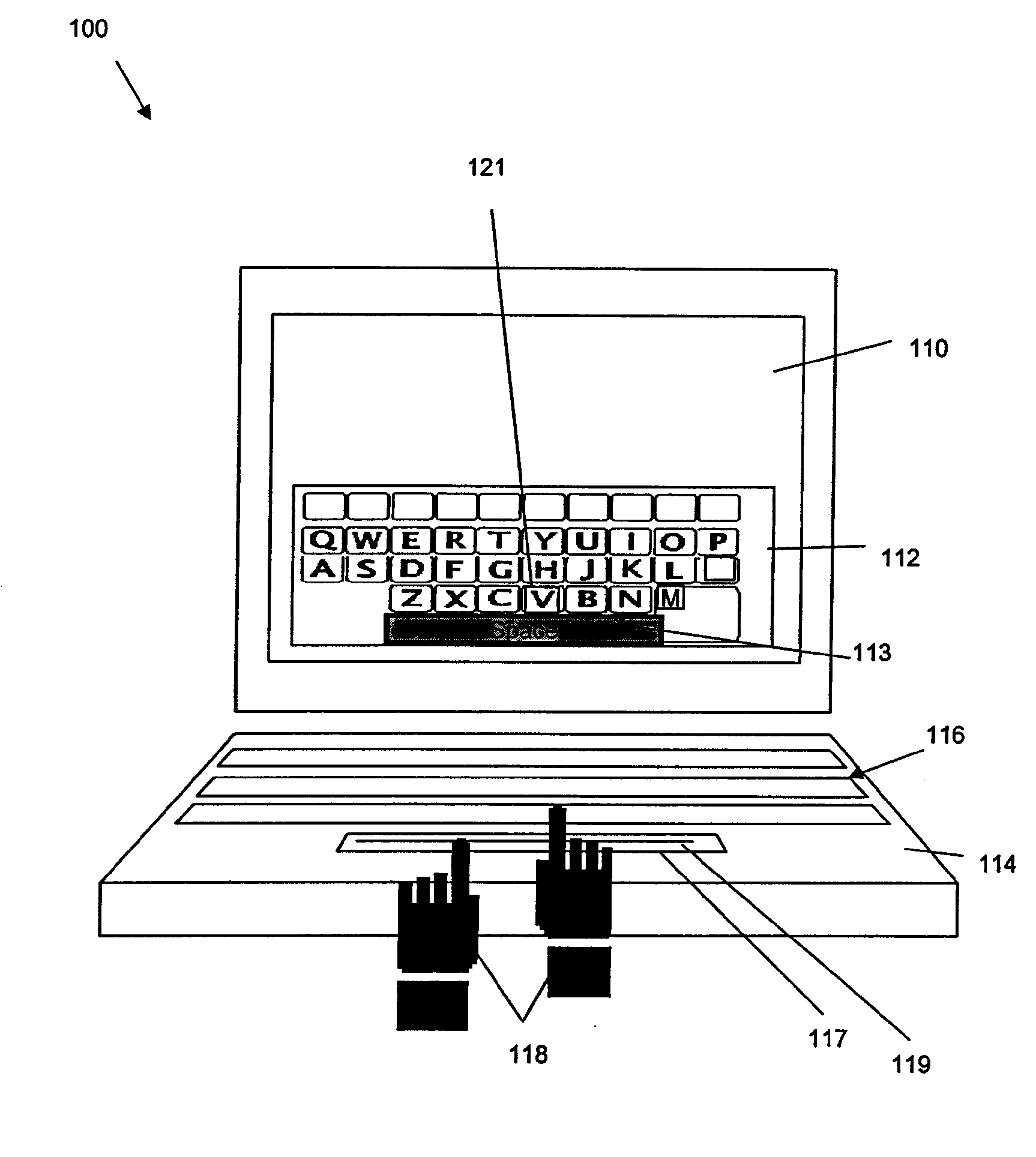 Touch sensitive device and display
