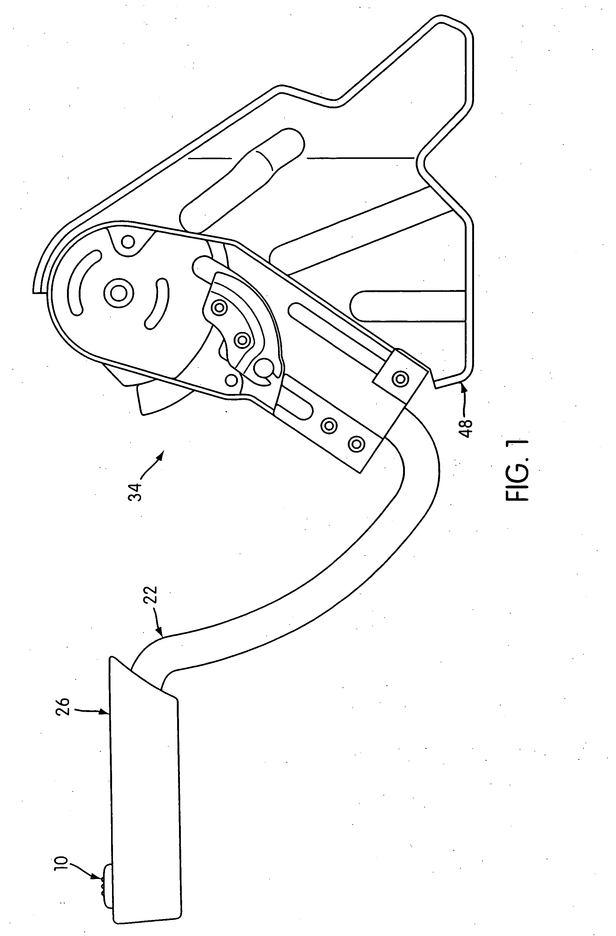 Cam-operated release cable for brake actuator