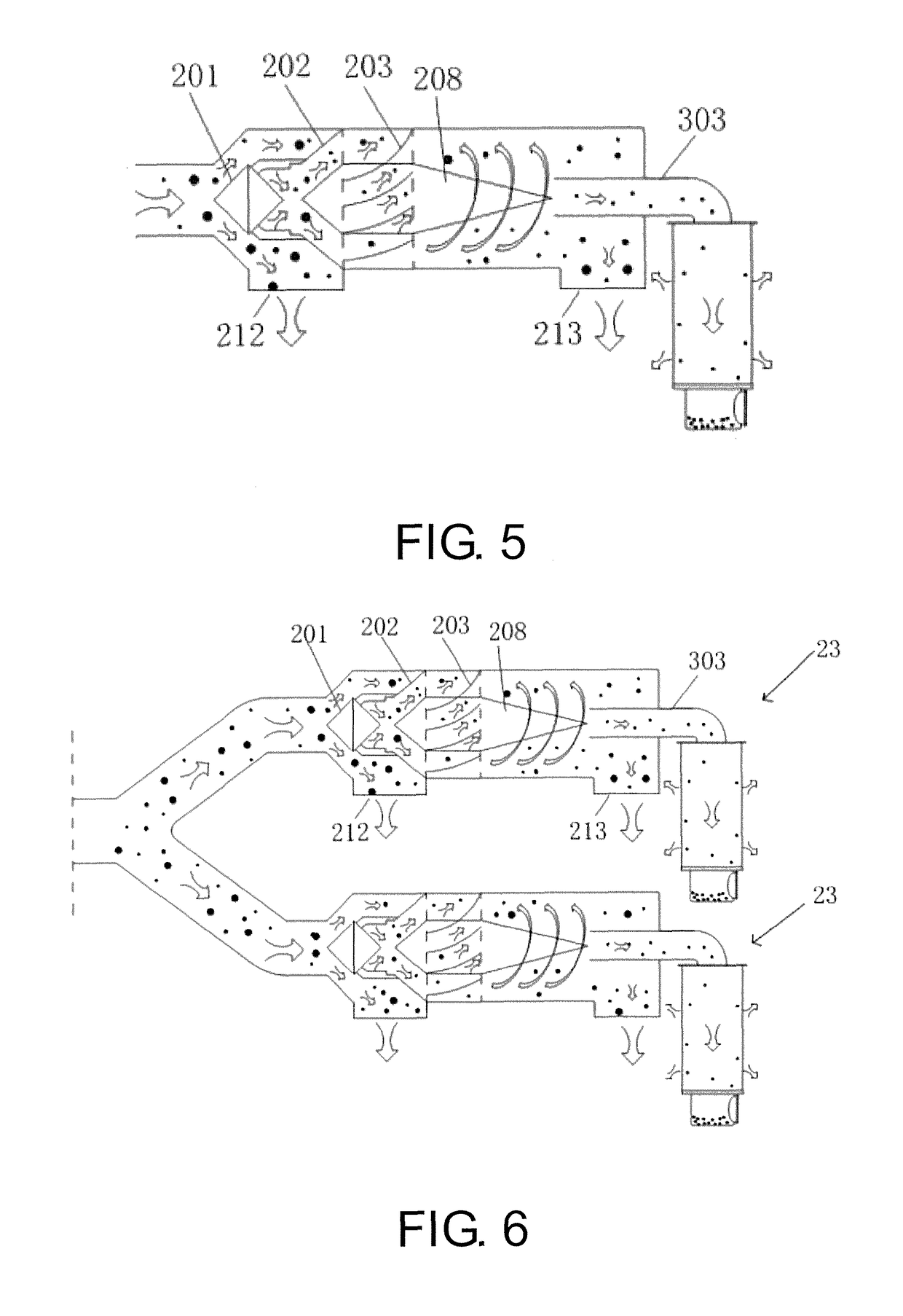 Dust separation apparatus and intelligent control system including the apparatus