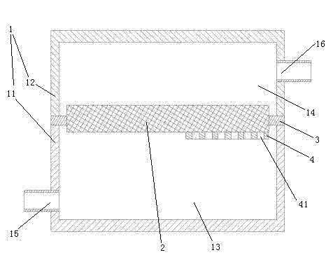 Flow-dividing air filter for vehicle