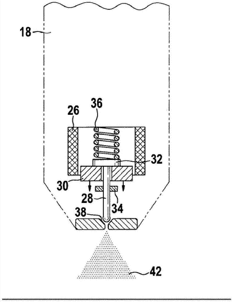 Injection valve for injecting a fluid, use of an injection valve and method for producing an injection valve