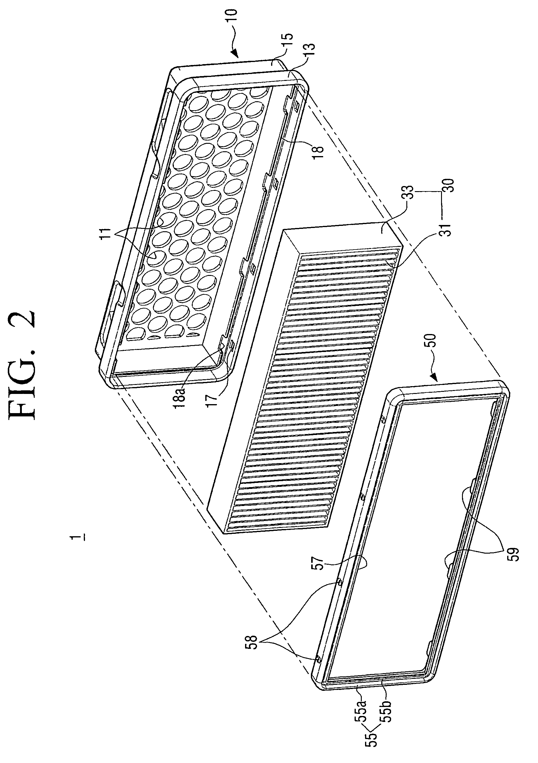 Filter assembly for vacuum cleaner