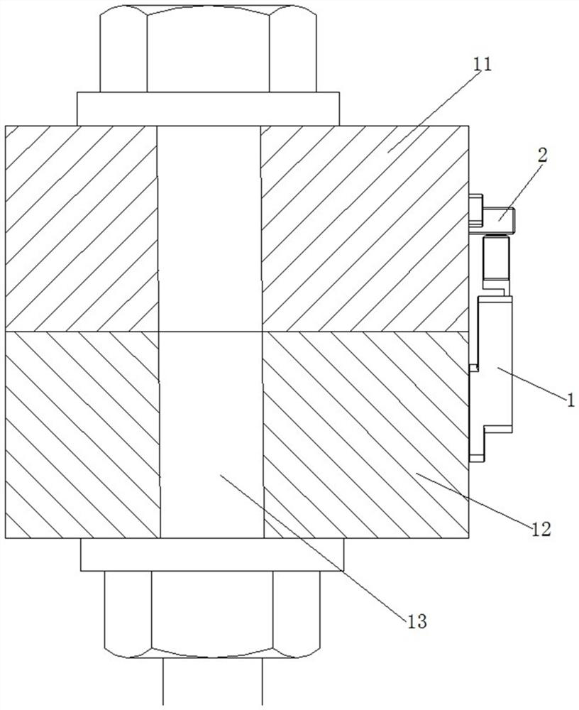 A method for early warning of fracture location of flange connection bolts of wind power generating set