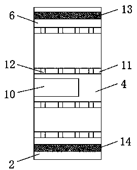 Low-voltage switch cabinet with multilayer structure