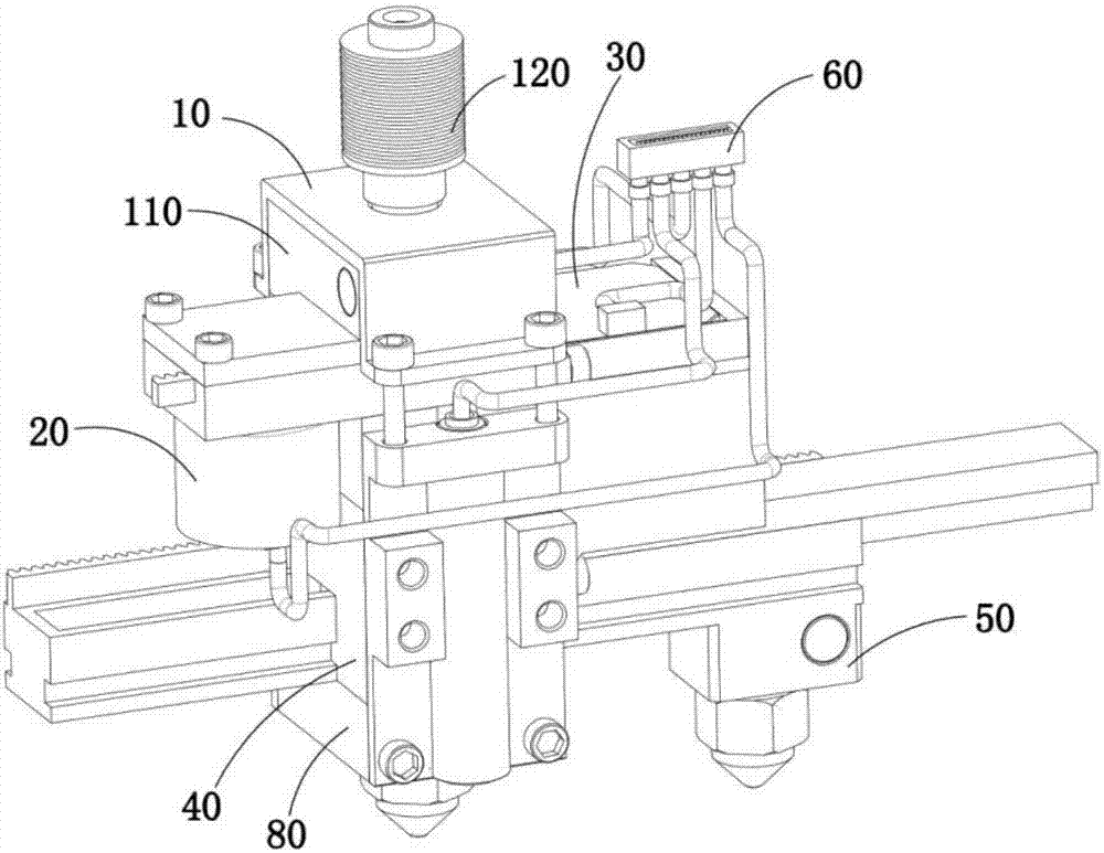 Multi-axis 3D printer with adjustable span