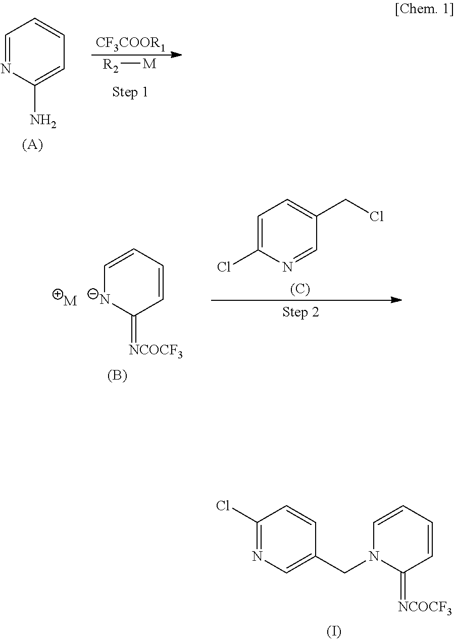 Optimized production method for pest control agent