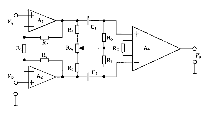 High common mode rejection ratio preamplifier