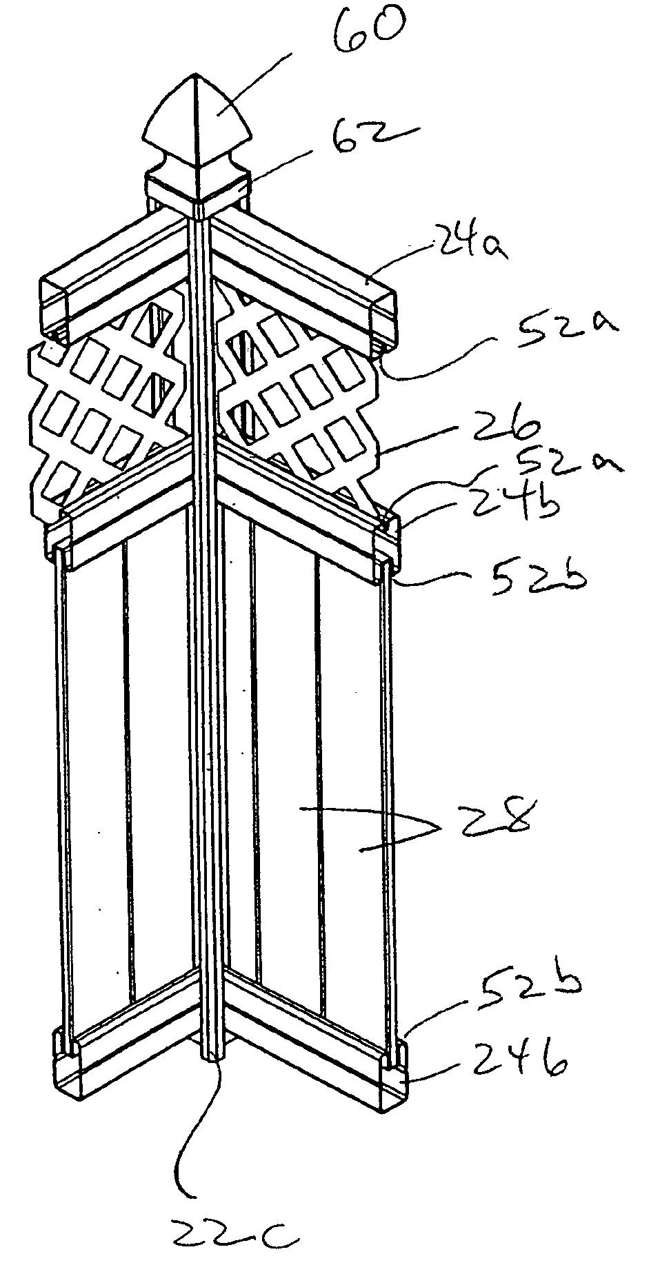 Modular fencing system and method for constructing same