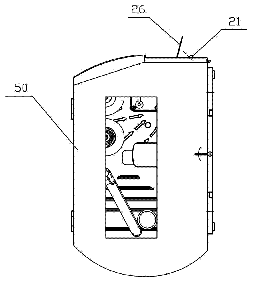Labeling device of single-phase watt-hour meter and labeling method therefor