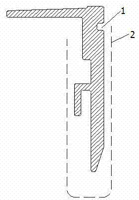 Section bar and method for obtaining product with clear color boundary by performing surface treatment on section bar