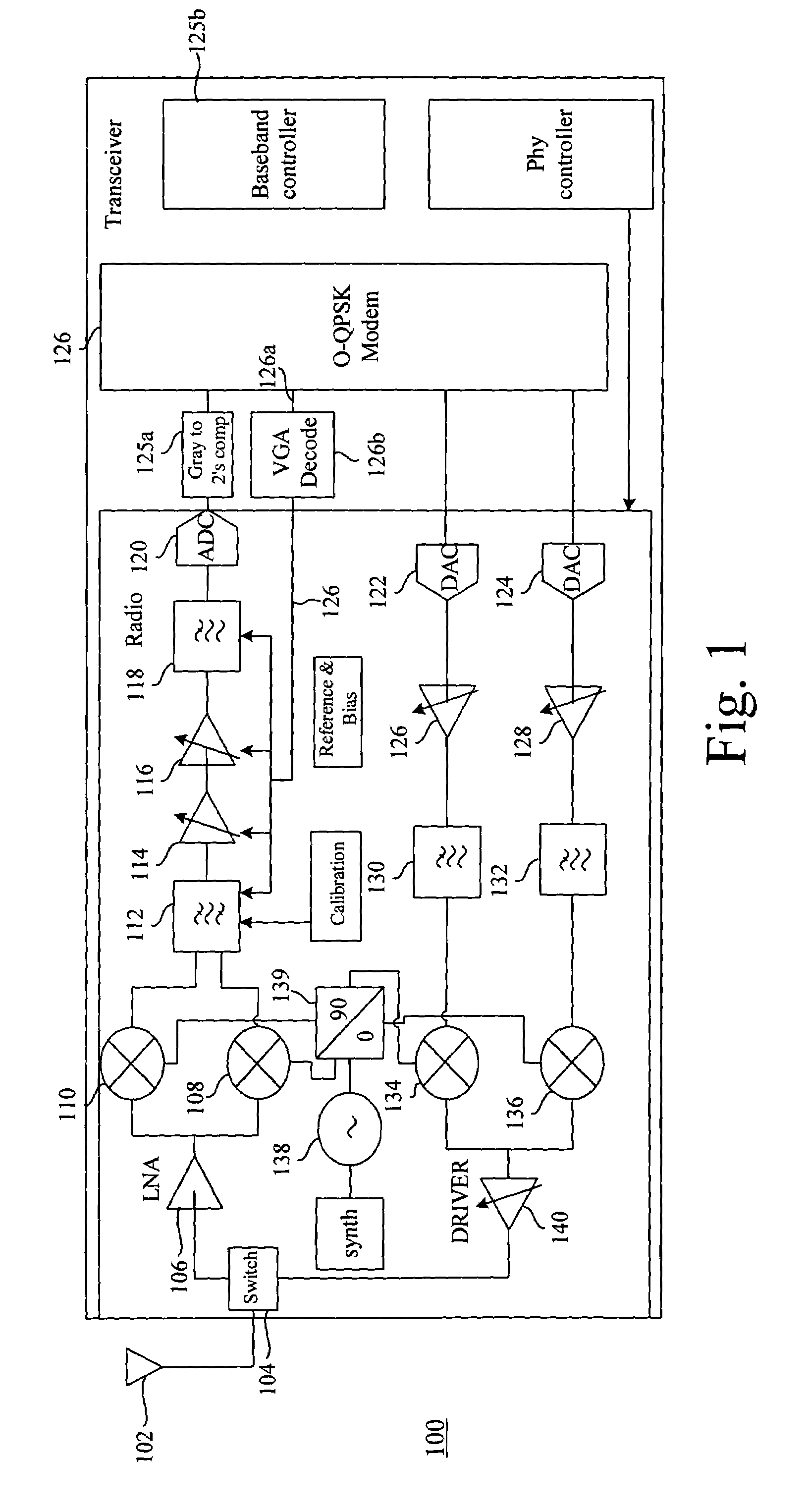 Radio receiver/transceiver including an interface circuit selectively operable in a current mode or a voltage mode