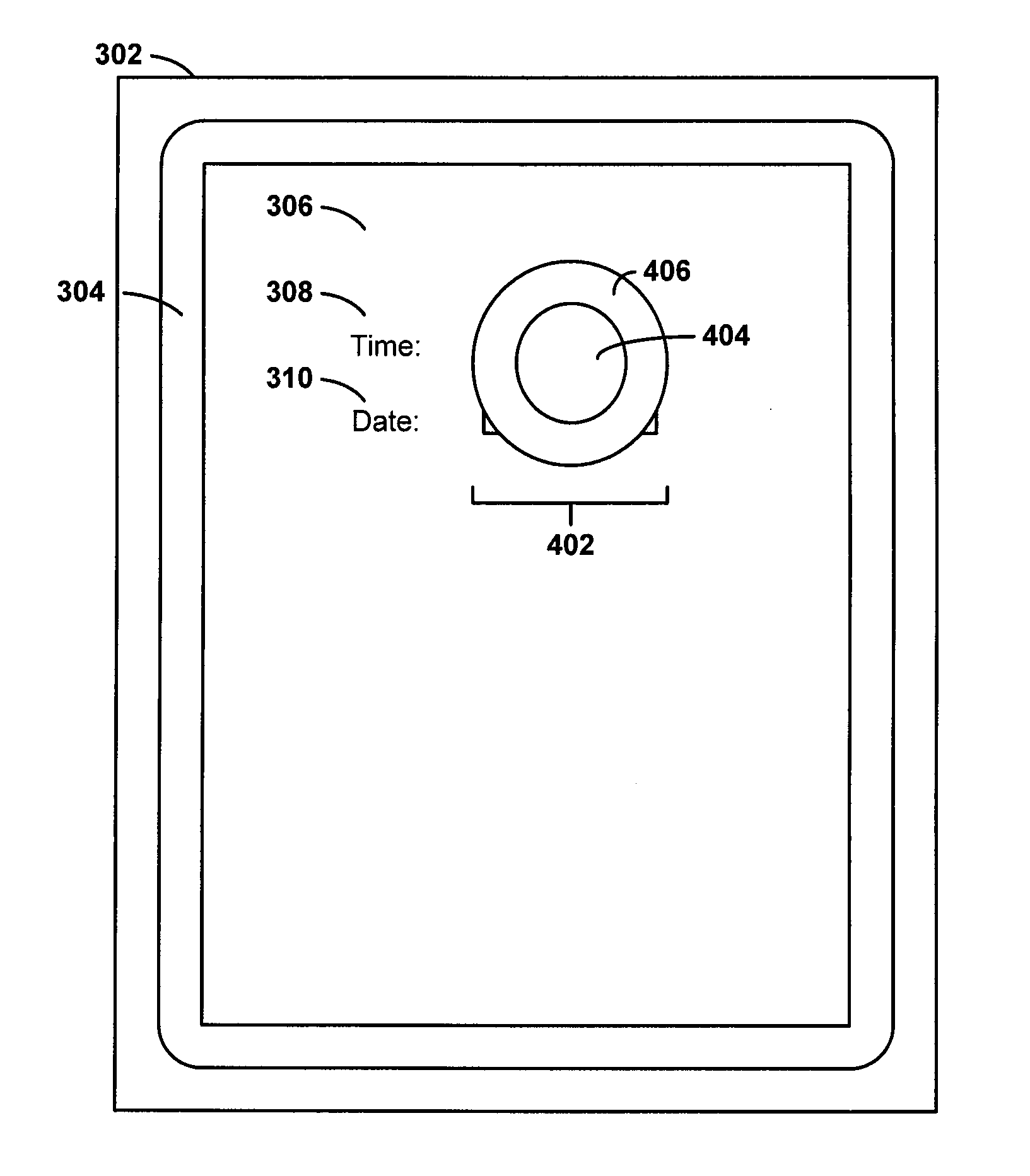 Touch-enabled circle control for time and date entry