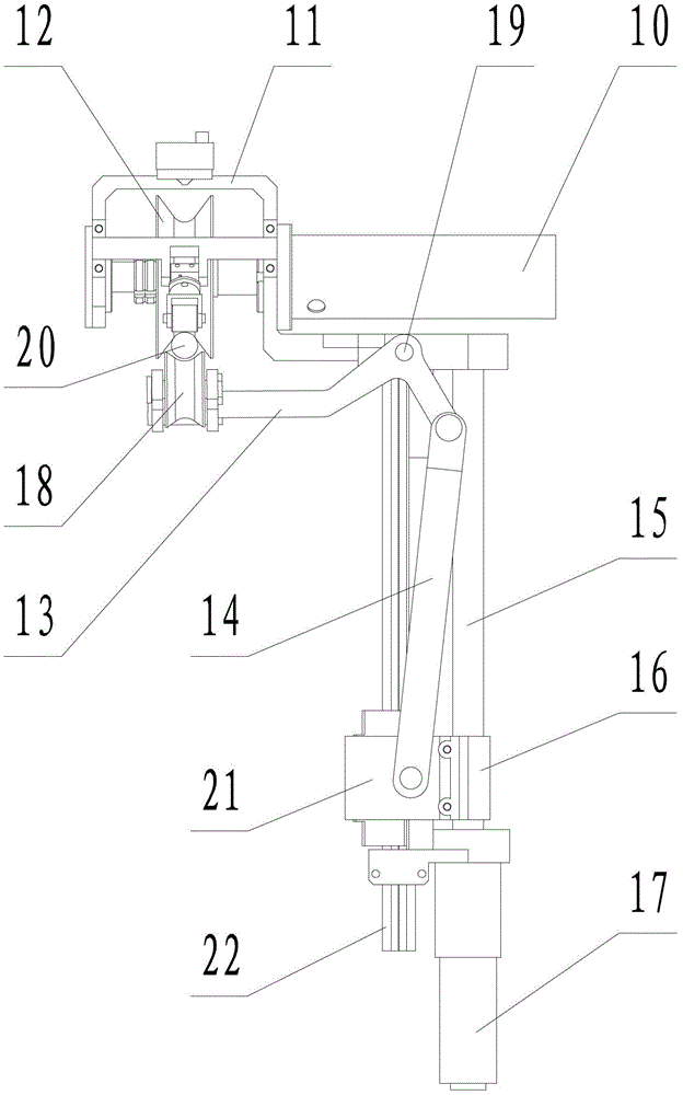An inspection robot mechanism suitable for narrow inspection workspace